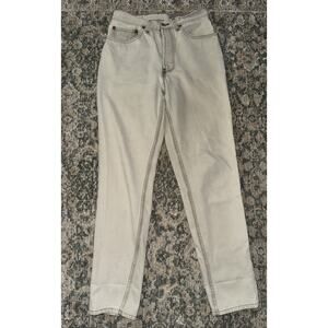 VTG Levi’s 501 Light Wash Button Fly Shrink To Fit Size 30x32 USA Straight Leg